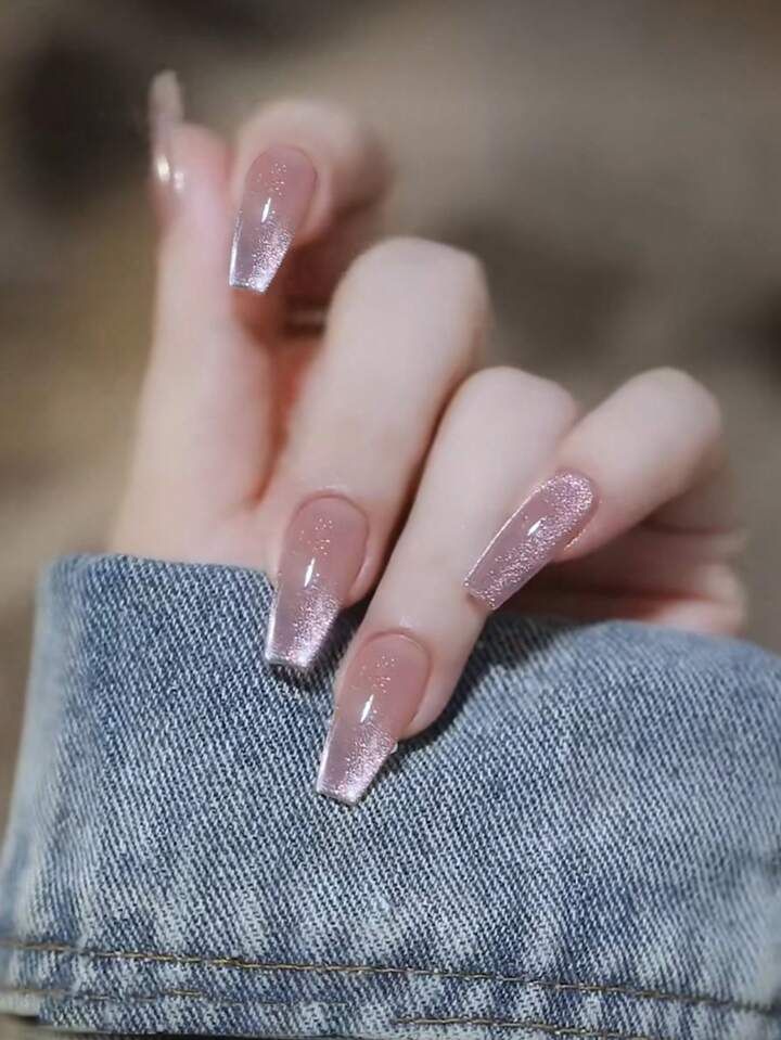 Luxury Press-On Nails Set - Reusable Fake Nails with Elegant Designs