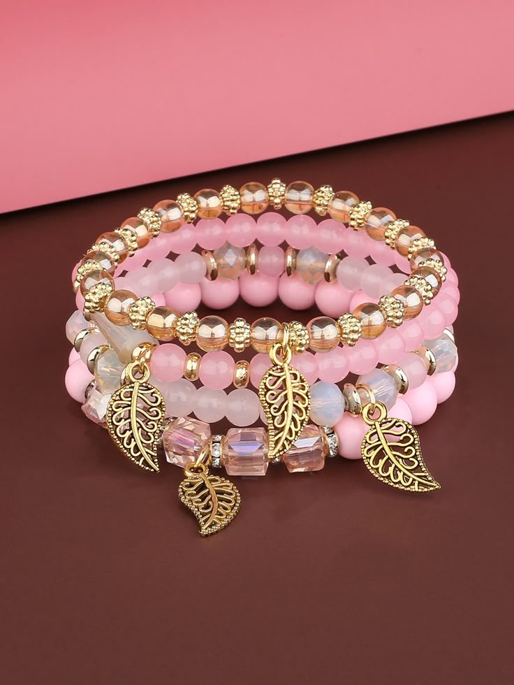 Luxury Elegant Beaded Bracelet Collection – Pearl, Crystal & Gemstone Charm Bracelets