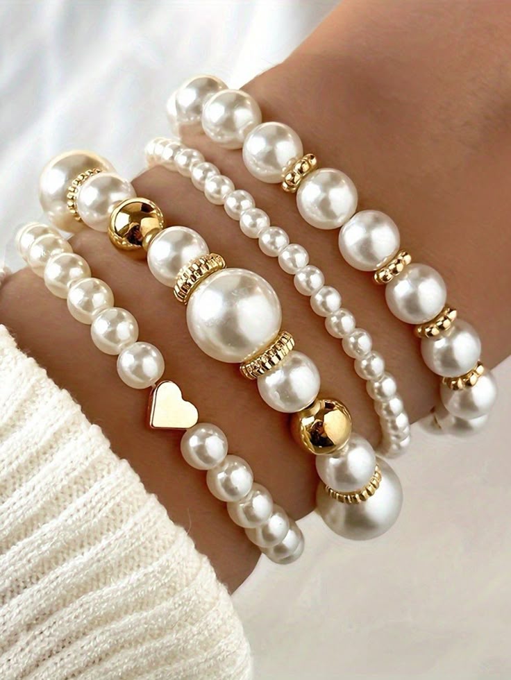 Luxury Elegant Beaded Bracelet Collection – Pearl, Crystal & Gemstone Charm Bracelets