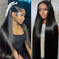 Melted Edge 13x4 Straight HD Lace Frontal Wig – 16 x 20 / 22 x 26 Inch Glueless Human Hair Wig