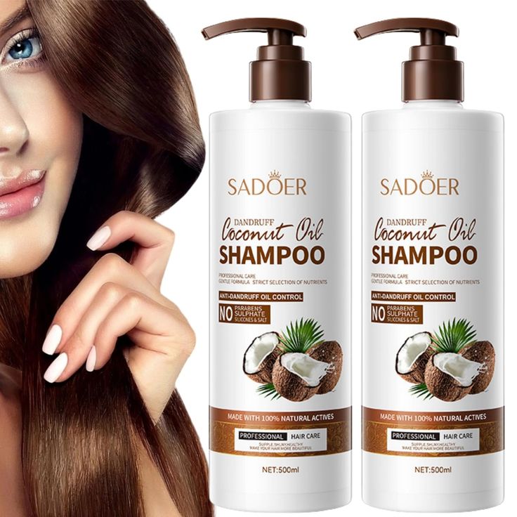 Premium Anti-Hair Loss & Regrowth Shampoo Collection | Natural Herbal Essence Ginger, Coconut Anti-Dandruff & Nourishing Scalp Care Serum Treatment