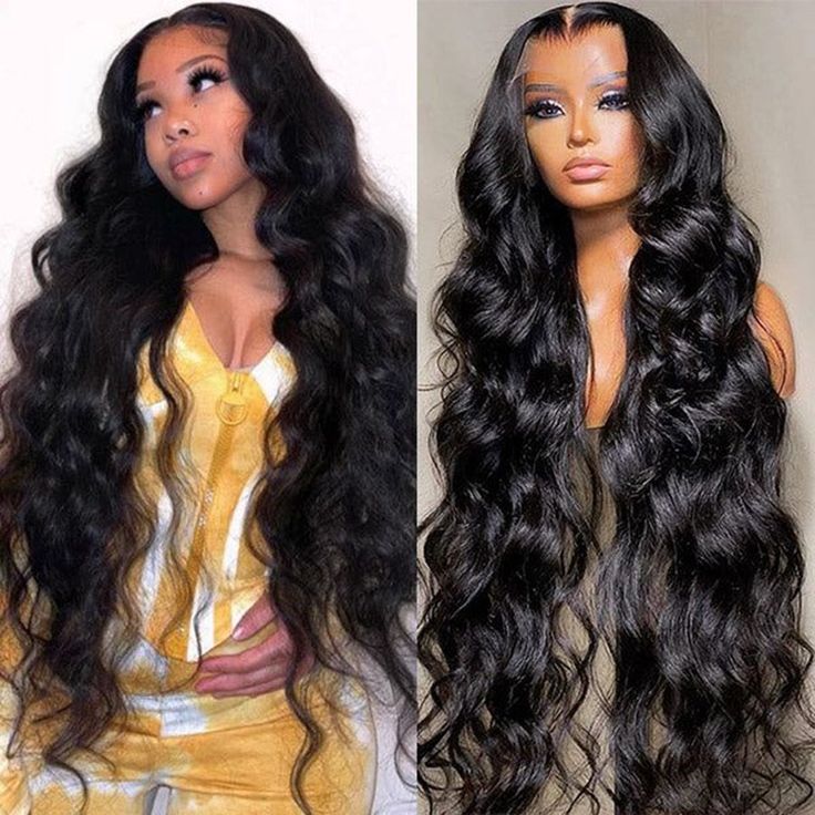 13x4 HD Water Wave Lace Frontal Wig – 16 x 20 / 22 x 26 Inch Pre-Plucked Human Hair Wig