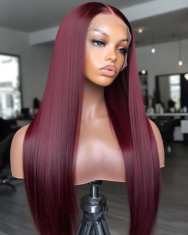 Premium Aesthetic Lace Front Hair Wig Collection | Realistic Natural Look, Heat Resistant Synthetic Fashion Wigs for Women (Multi-Style & Colors)