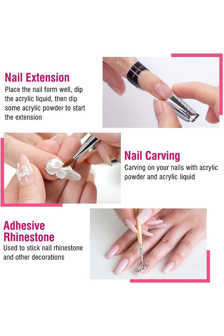 Ultimate Professional Acrylic & Poly Gel Mega Nail Kit with UV LED Lamp