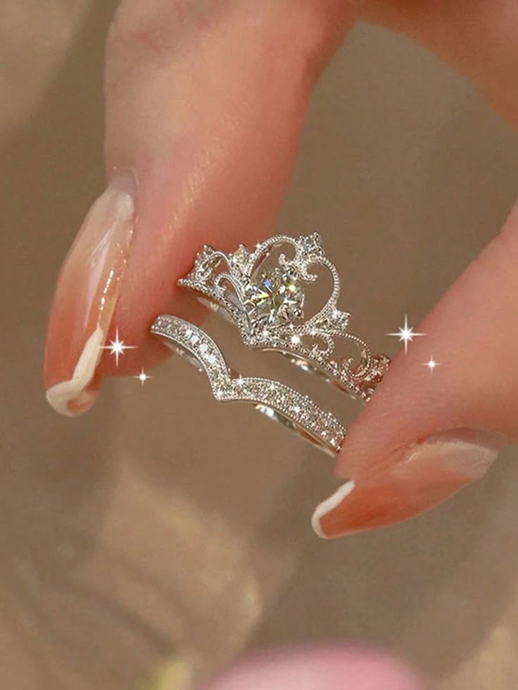 Ultimate Luxury Silver Stackable Ring Set - Mega Jewelry Collection