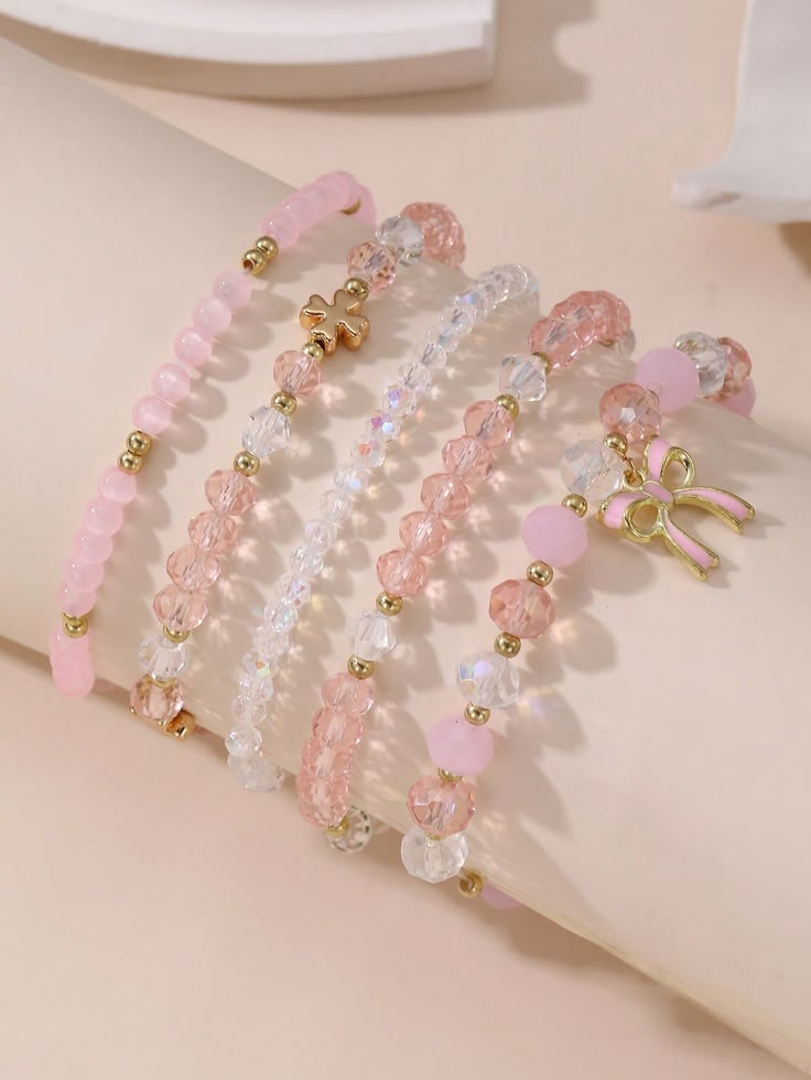 Luxury Elegant Beaded Bracelet Collection – Pearl, Crystal & Gemstone Charm Bracelets